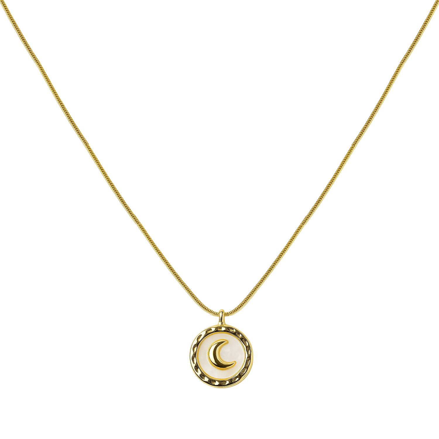 Collar Luna con Circonitas