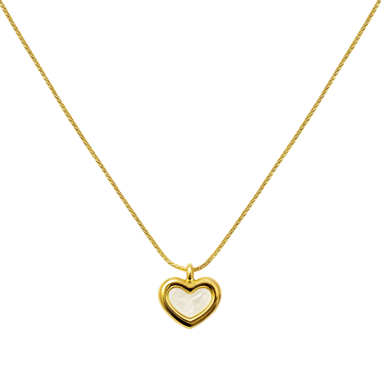 Collar Corazón Dorado