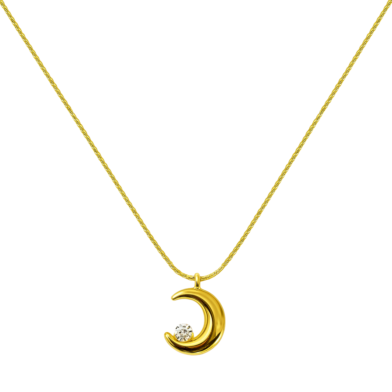 Collar Luna Y Estrella