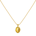 Collar Óvalo Dorado