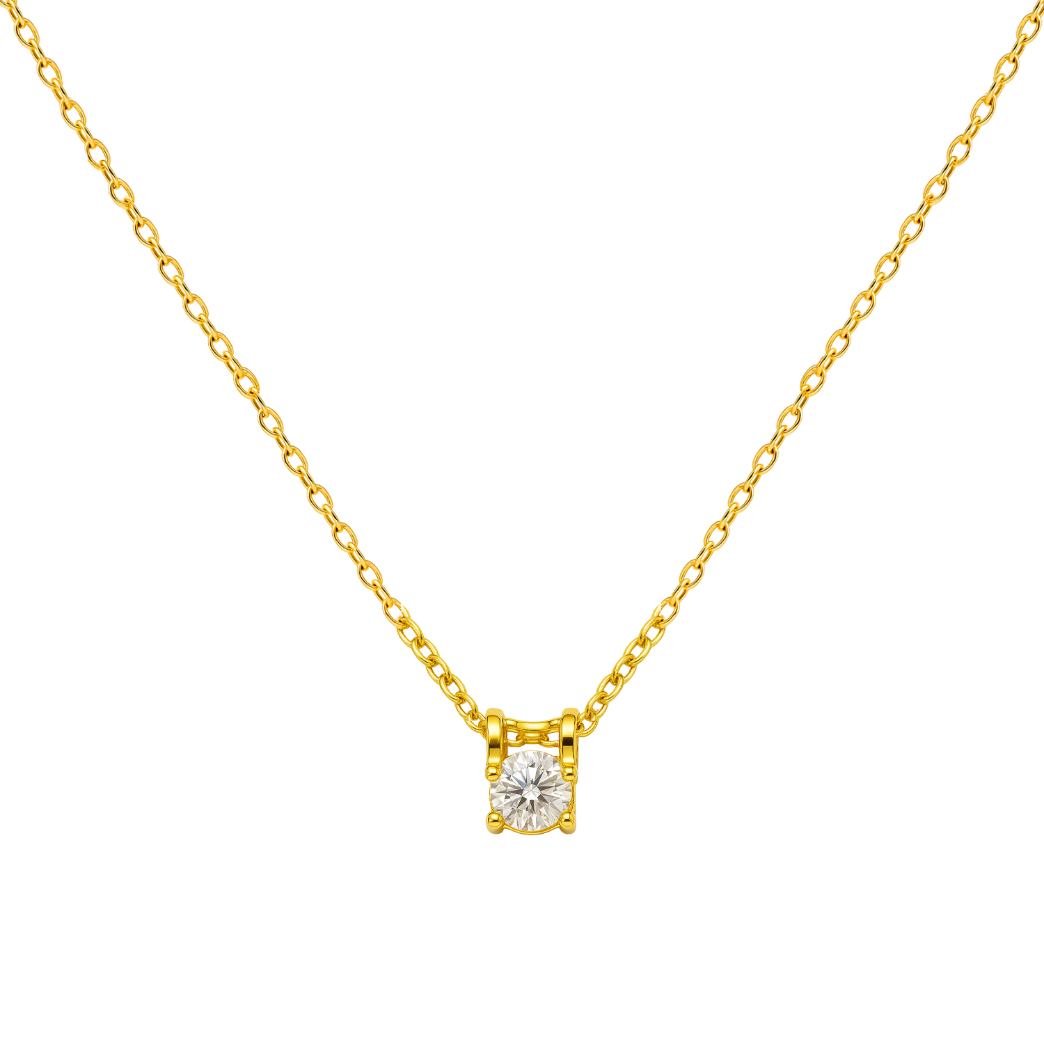 Collar Cuadrado con Circonitas