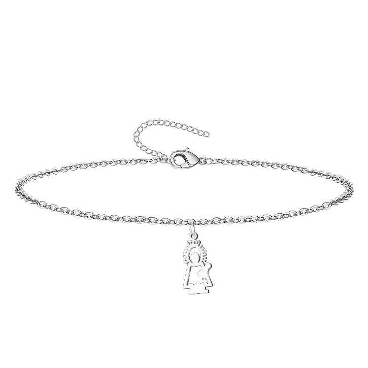 Pulsera con Silueta de Virgen del Pilar cotigo