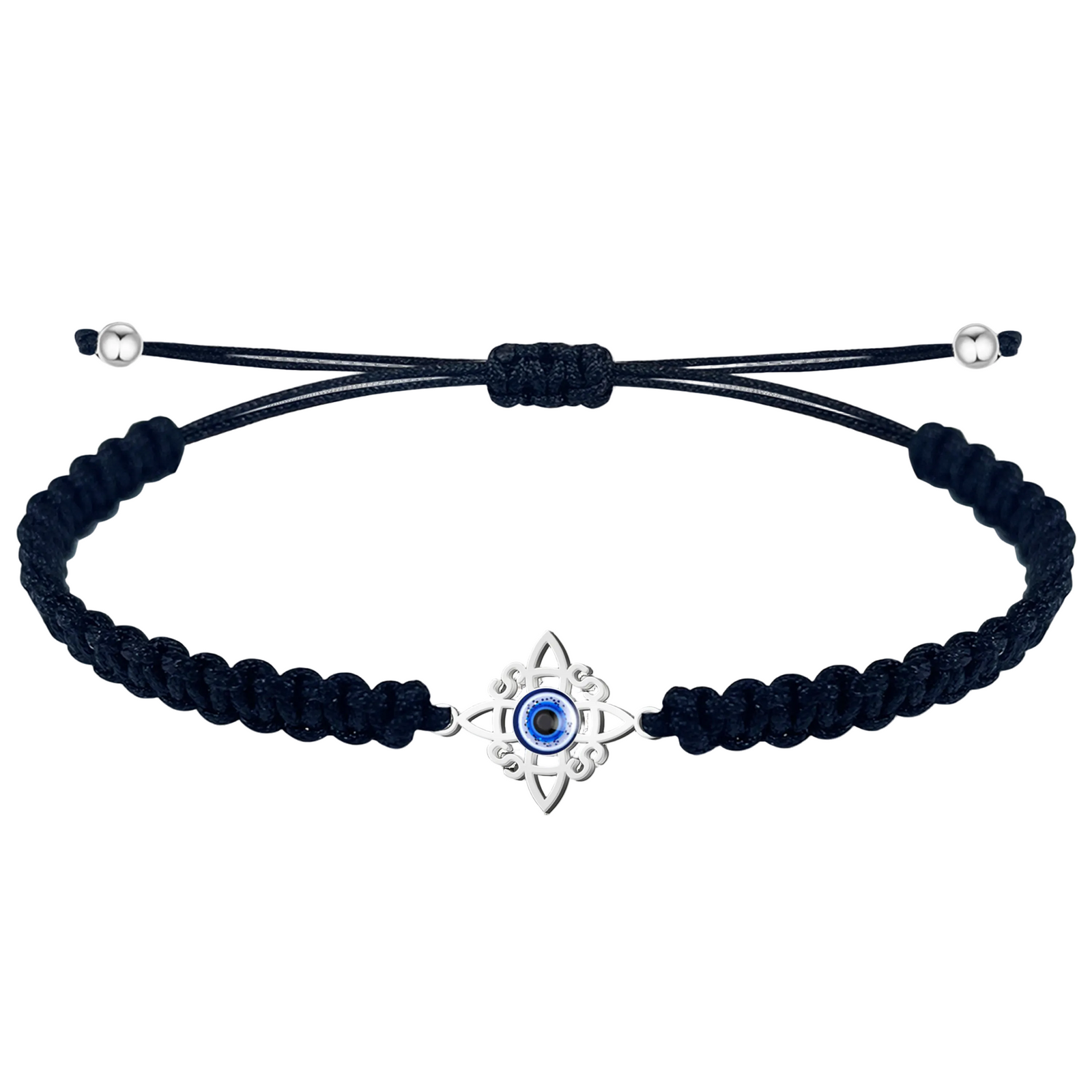Pulsera Nudo de Bruja en acabado negro
