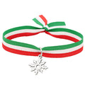 Pulsera Eguzkilore en Acero con Bandera de País Vasco