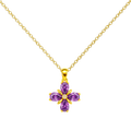Colgante Flor Morada