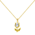 Colgante Tulipán con Circonita