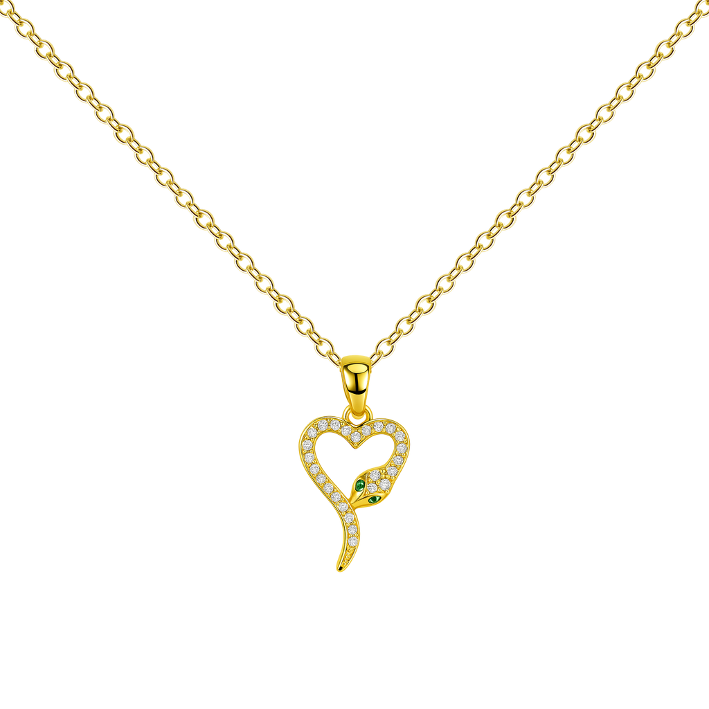 Colgante Corazón Infinito Dorado