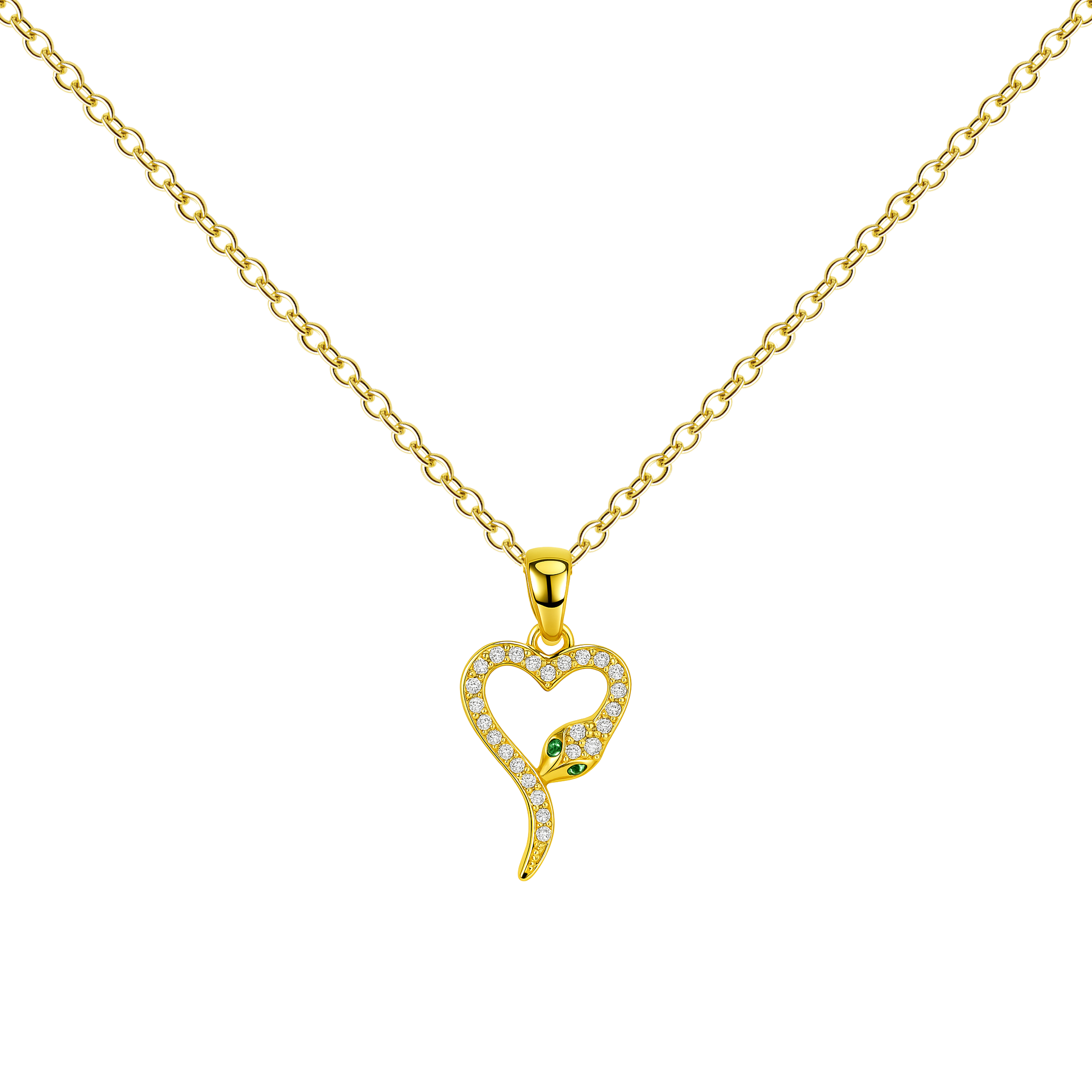 Colgante Corazón Infinito Dorado