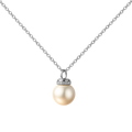 Colgante Plateado con Perla