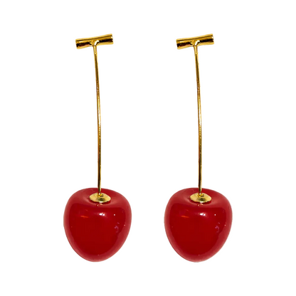 Pendientes Con Frutas Cerezas