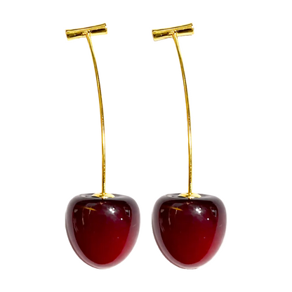 Pendientes Con Frutas Cerezas