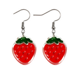 Pendientes de Frutas Fresas cotigo