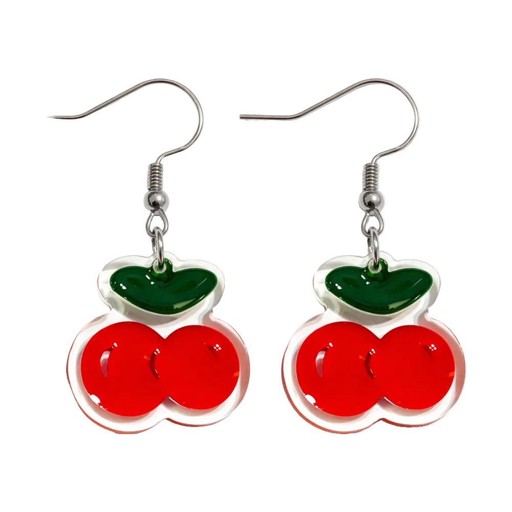 Pendientes de Frutas Cerezas cotigo
