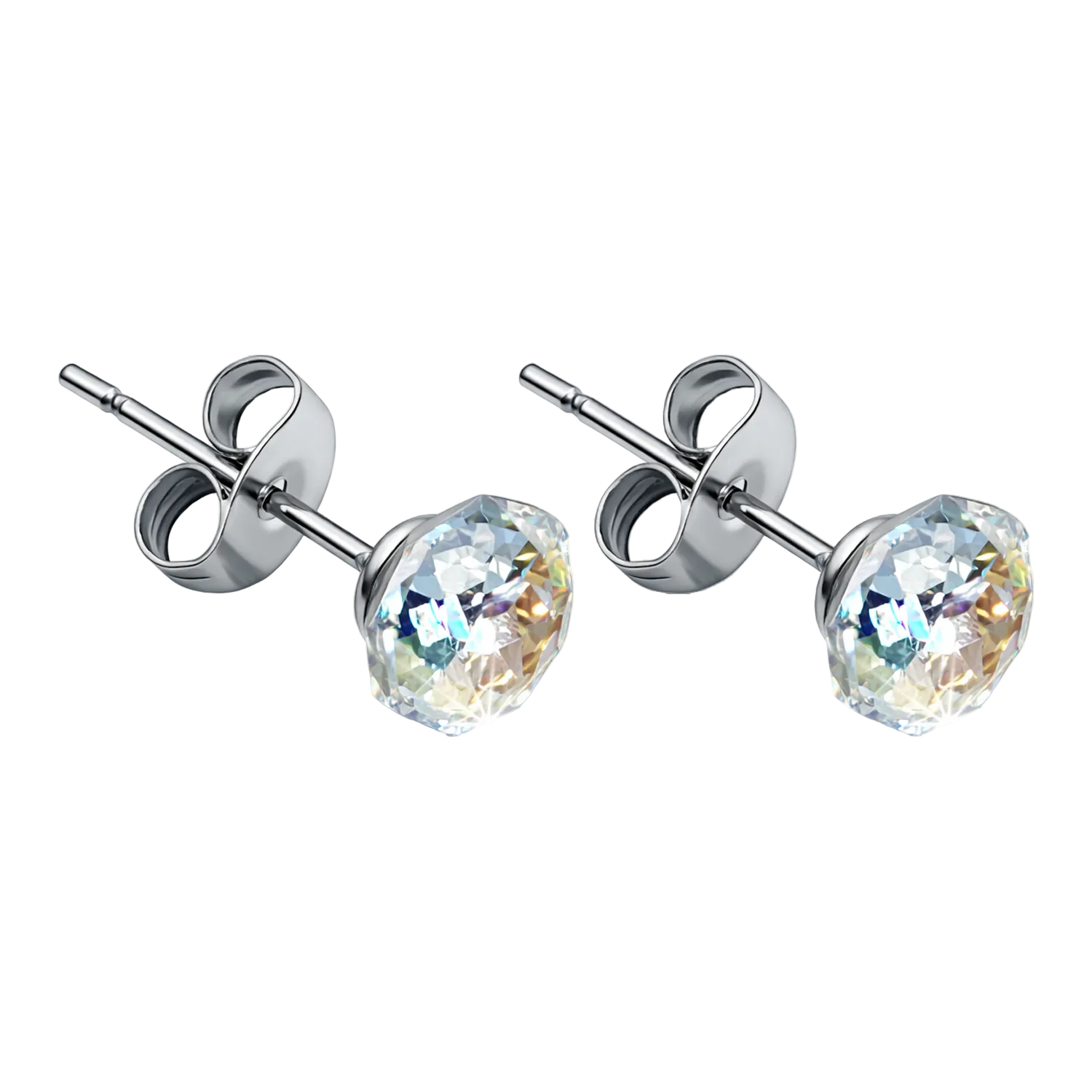 Pendiente de Cristal Ovalado 6MM cotigo