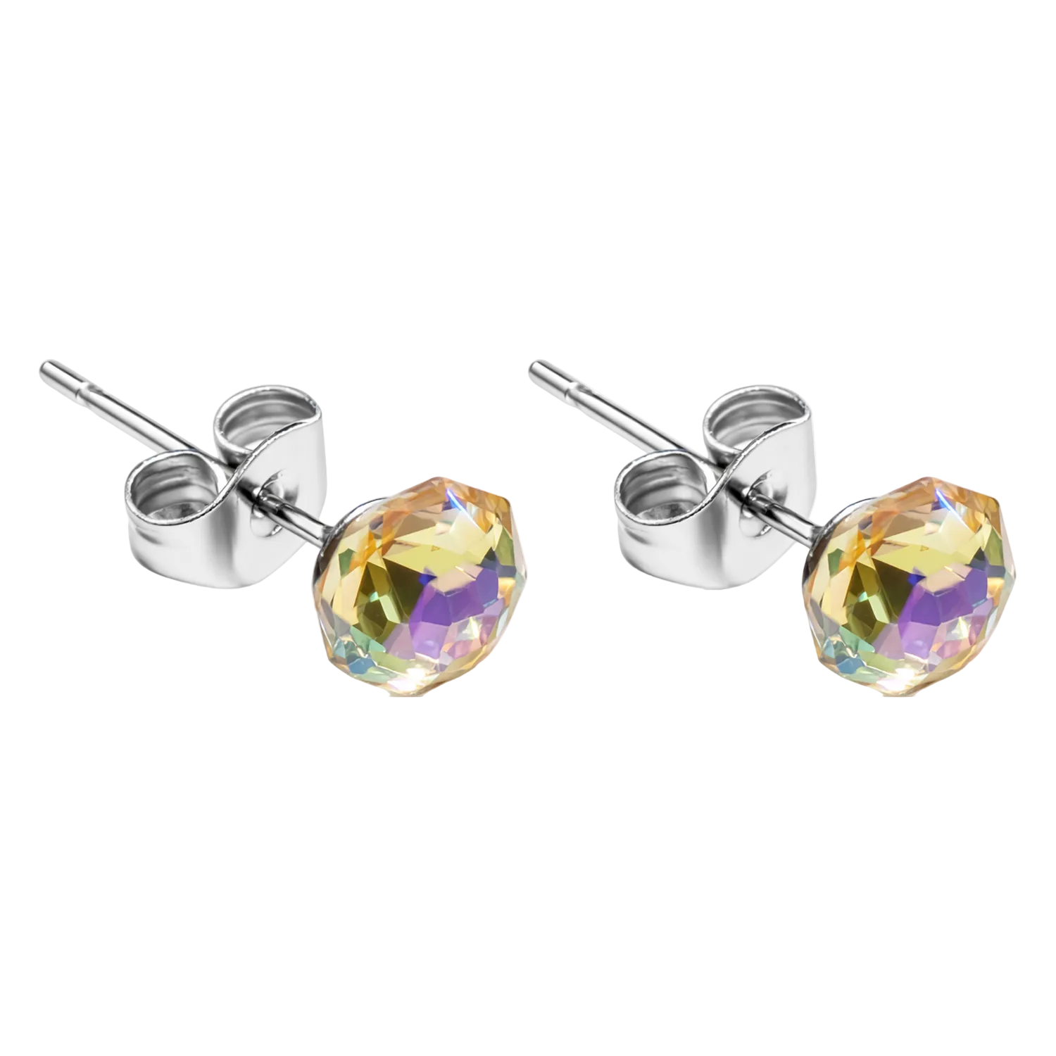 Pendiente de Cristal Ovalado 6MM cotigo
