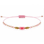 Pulsera de Piedras Naturales con Cuenta Tubular