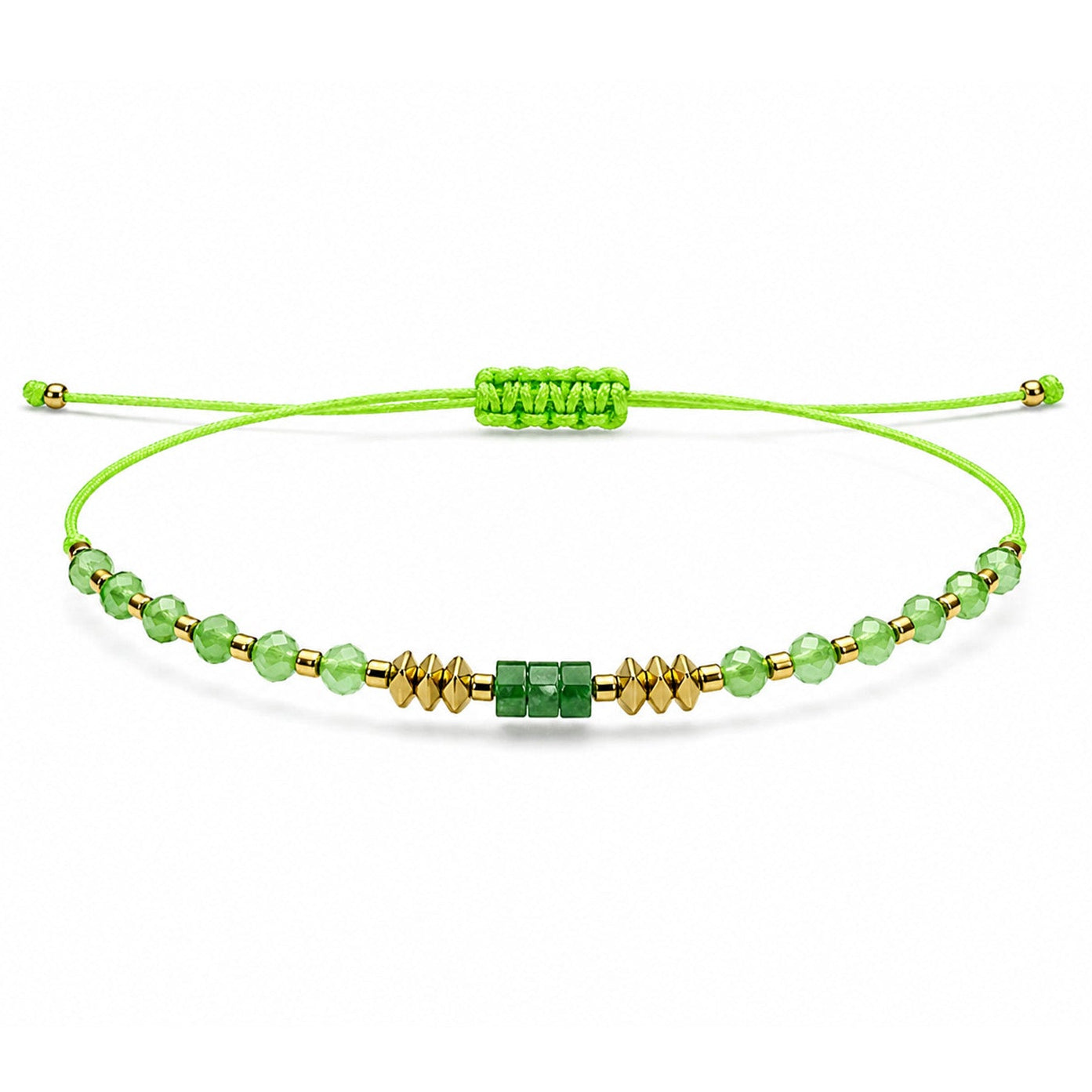 Pulsera de Piedras Naturales con Cuenta Tubular