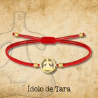 Pulsera Hilo Con Idolo de Tara Acero Dorado - cotigo
