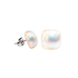 Pendientes de Perlas Cuadrado
