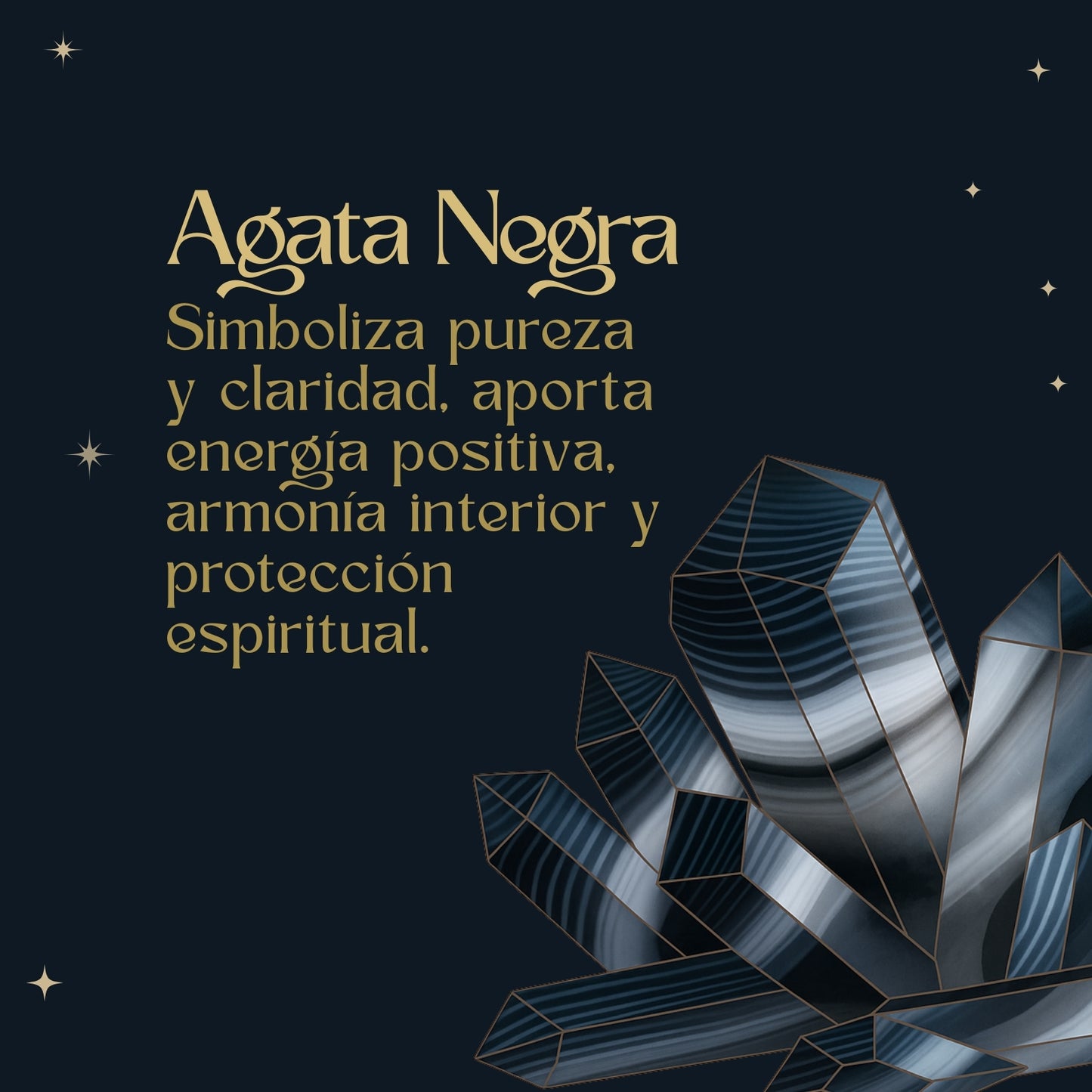 Colgante Tetragrammatón con Nudo de Bruja y Ágata Negra – Protección Profunda y Estabilidad en Acero Inoxidable