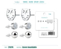 Pendiente Acero Inoxidable 3 pares - cotigo