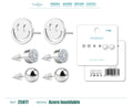 Pendiente Acero Inoxidable 3 pares - cotigo