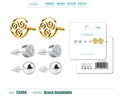 Pendiente Acero Inoxidable 3 pares - cotigo