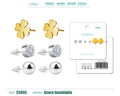 Pendiente Acero Inoxidable 3 pares - cotigo