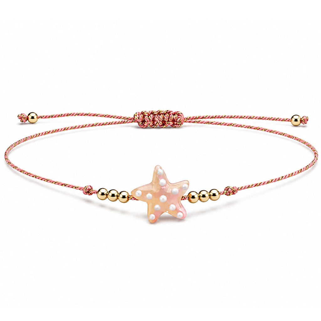 Pulsera de Hilo con Estrella de Mar – vista principal del diseño hilo con estrella de mar