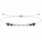 Pulsera de Piedras Naturales con Infinito – vista principal del diseño piedras naturales con infinito