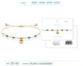 Pulsera de Cuentas con Concha – vista principal del diseño cuentas con concha