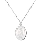 Colgante Medalla Virgen de Covadonga en Acero Inoxidable – vista principal del diseño medalla virgen de covadonga