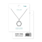 Tarjeta Cotigo con collar de círculo de mariposas y referencia 25388.