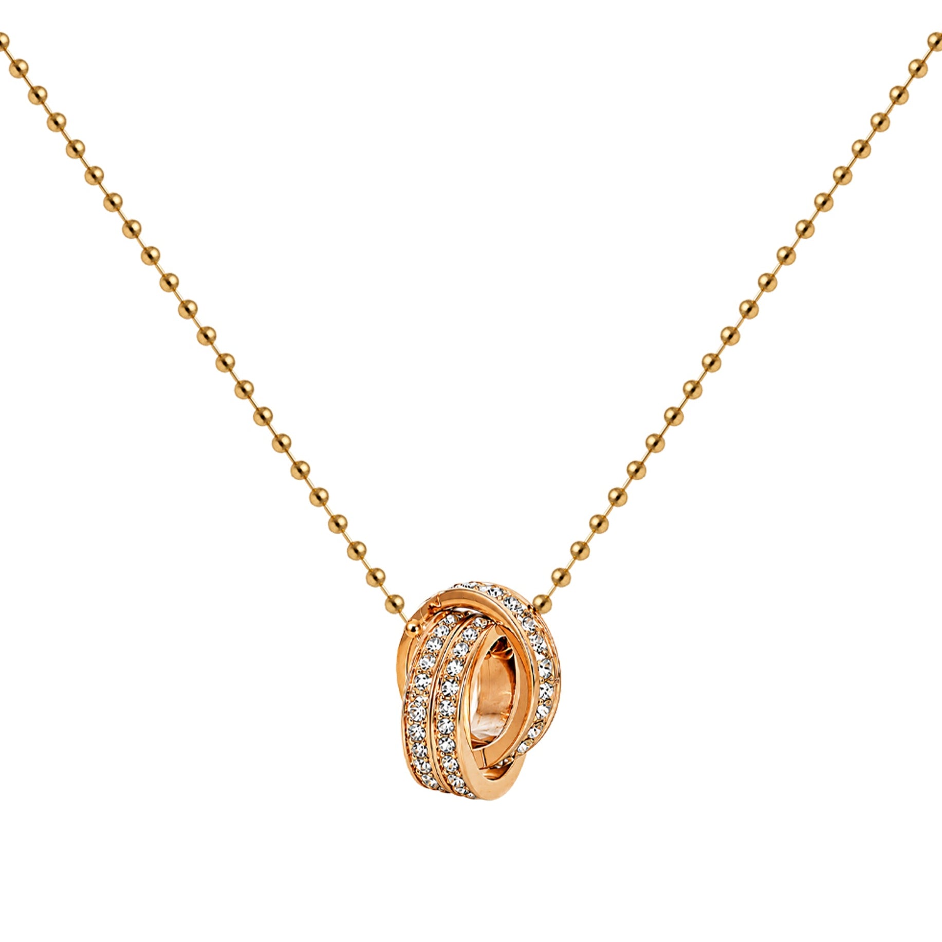 Collar de Anillos Entrelazados