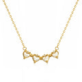Collar Transformable de Cuatro Corazones