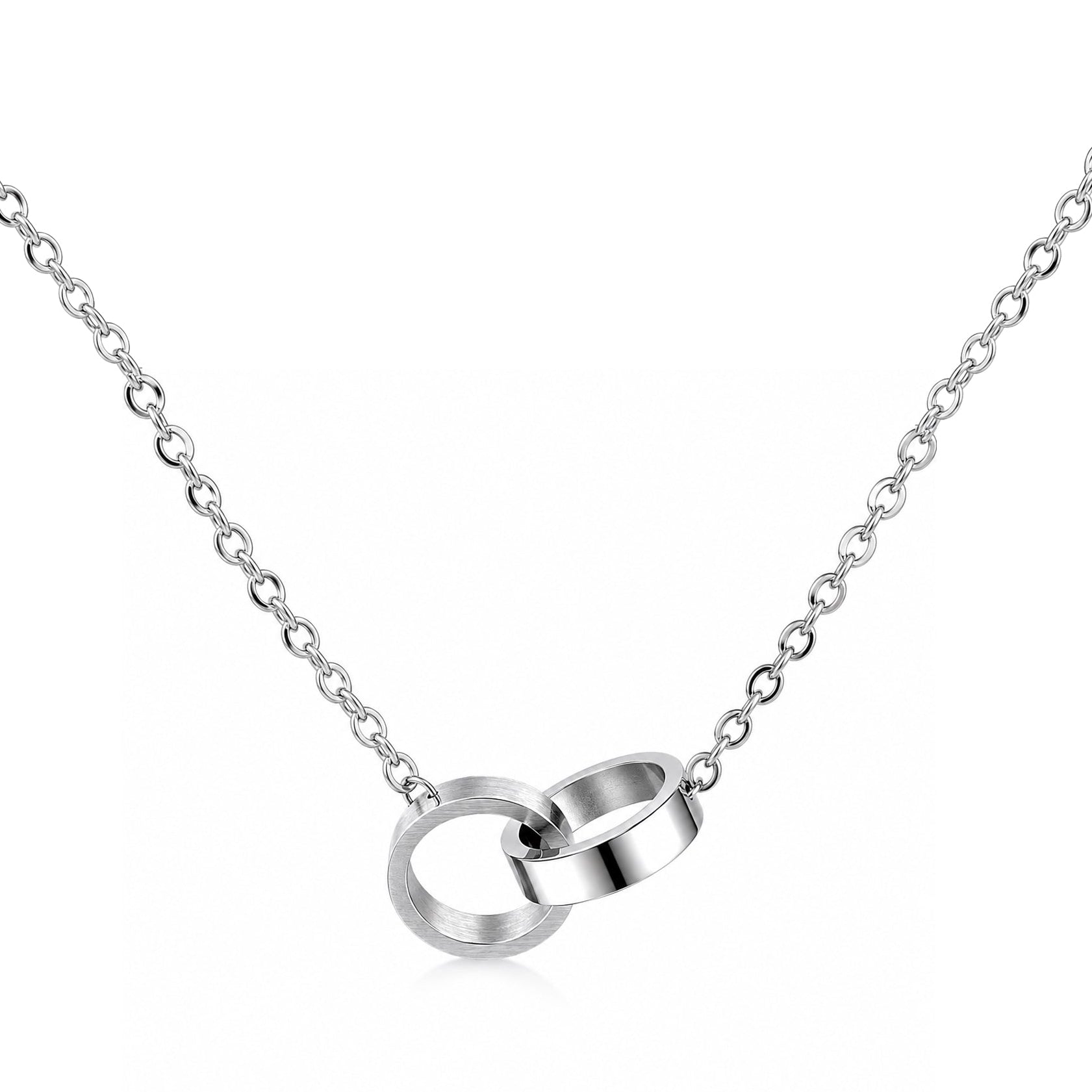 Collar de Anillos Entrelazados