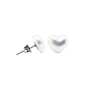 Pendientes de Perlas en Forma de Corazón