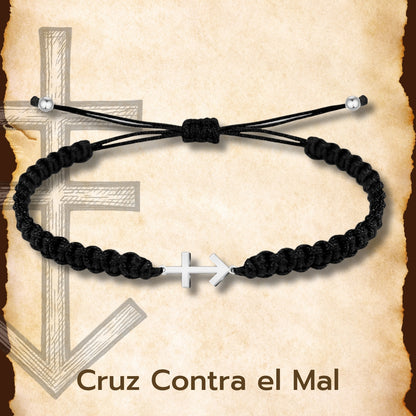 Pulsera Cruz Caravaca Acero Inoxidable, Cruz de la Victoria, Cruz Tau, Cruz Egipcia, Cruz de Santiago