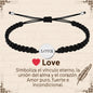 Pulsera Hilo Destino Hecho a Mano 🧵 con Amuleto de Suerte y Protección 🍀 en Acero Inoxidable 💎 - cotigo