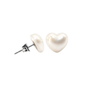Pendientes de Perlas en Forma de Corazón