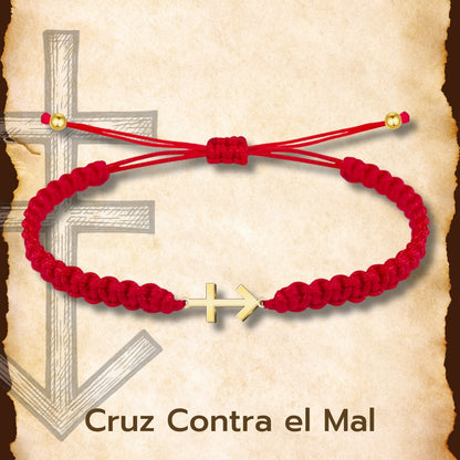 Pulsera Cruz Caravaca Acero Inoxidable, Cruz de la Victoria, Cruz Tau, Cruz Egipcia, Cruz de Santiago