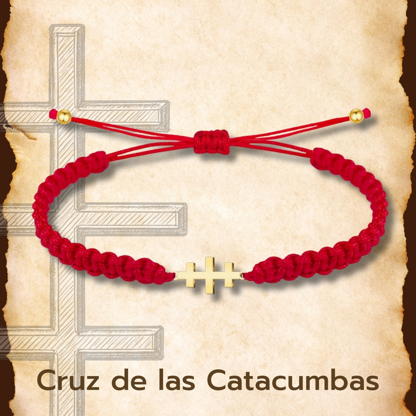 Pulsera Cruz Caravaca Acero Inoxidable, Cruz de la Victoria, Cruz Tau, Cruz Egipcia, Cruz de Santiago