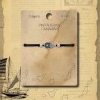 Pulsera Hilo Encerado Pintadera Canaria Geométrico - cotigo