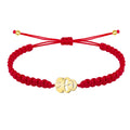 Pulsera Hilo Destino Calavera Acero