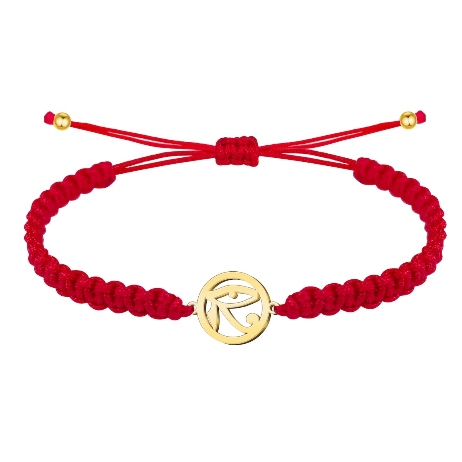 Pulsera Hilo Destino Ojo de Horus Acero