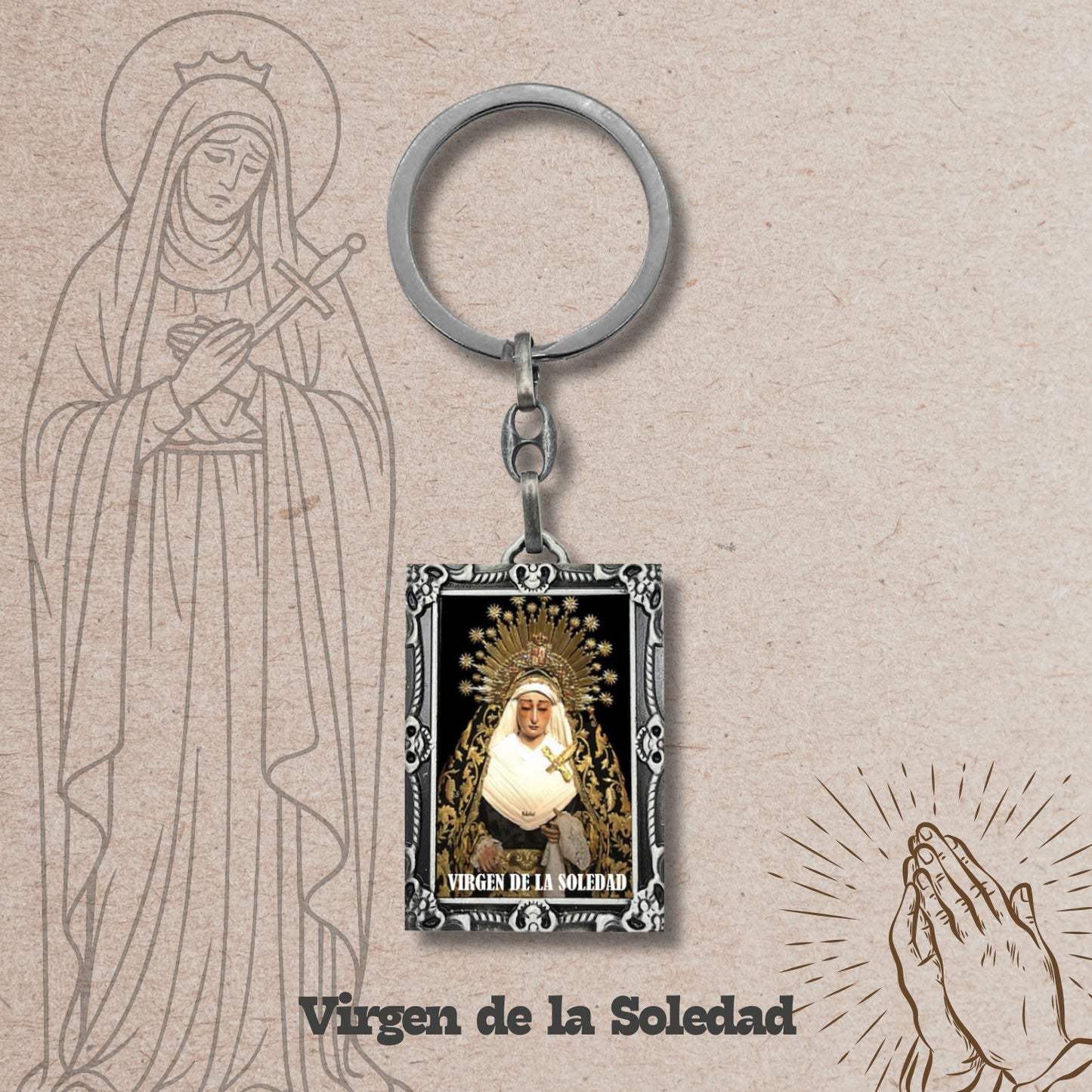 Llavero IVRGEN DE LA SOLEDAD