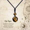 Colgante de Ojo de tigre de bola 14mm - cotigo