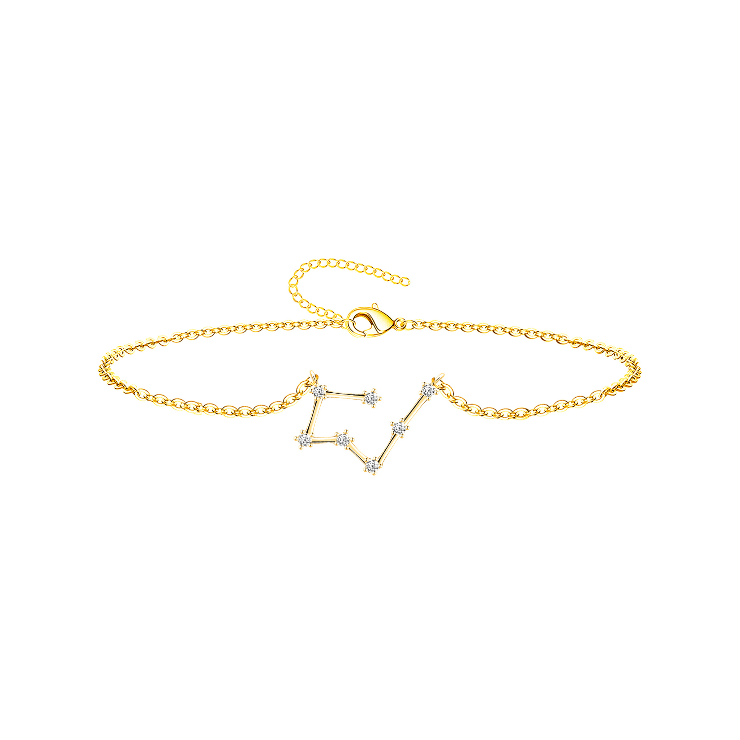 Pulsera Mapa Zodíaco en Acero Dorado