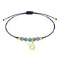 Pulsera de Piedra Natural con Colgante de Zodíaco