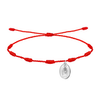 Pulsera 7 Nudos con Medalla de la Virgen de Montserrat en Acero Inoxidable cotigo